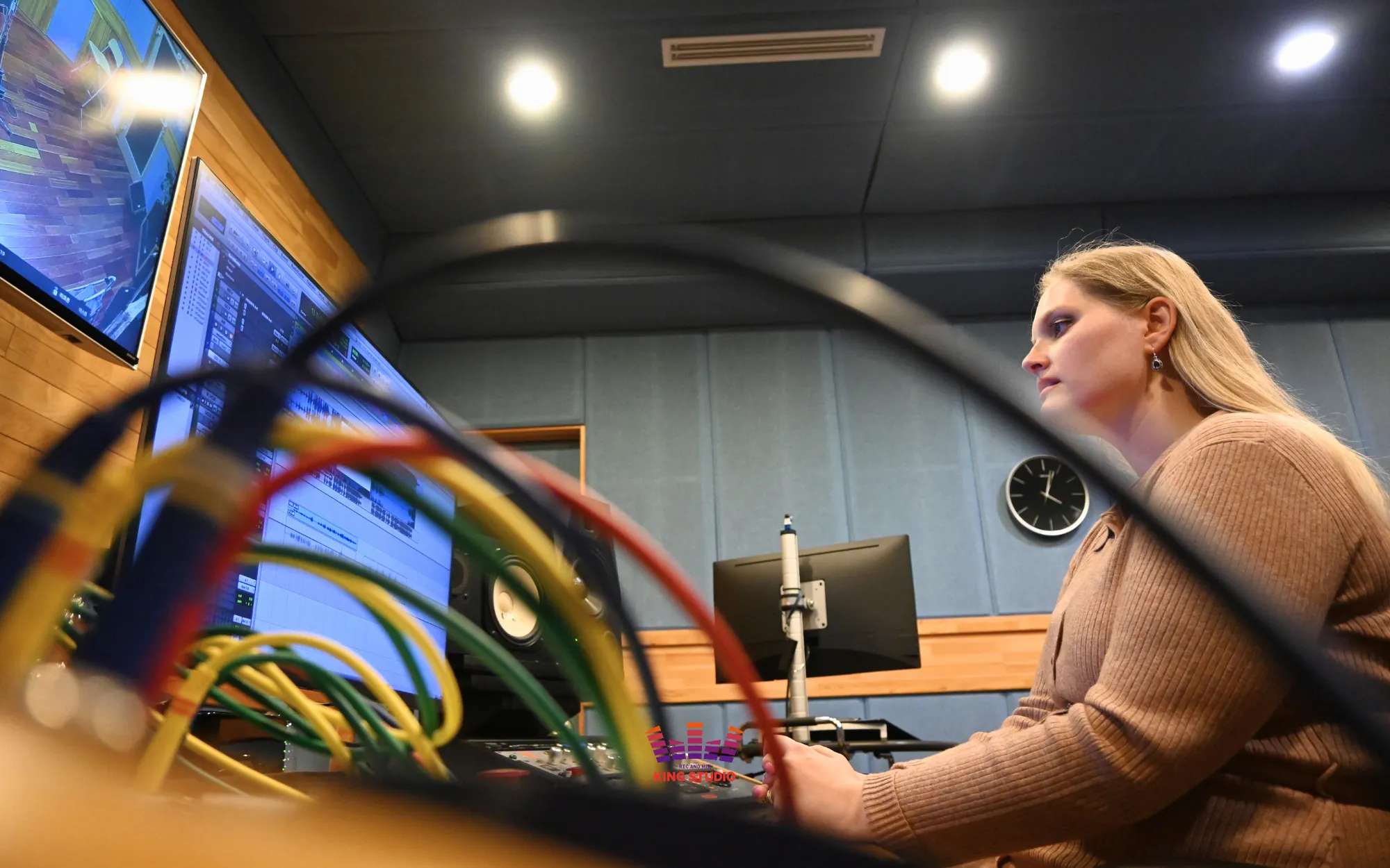 Final Recording Monitoring and Playback at King Studio - Seoul Kpop Experience Korea Travel