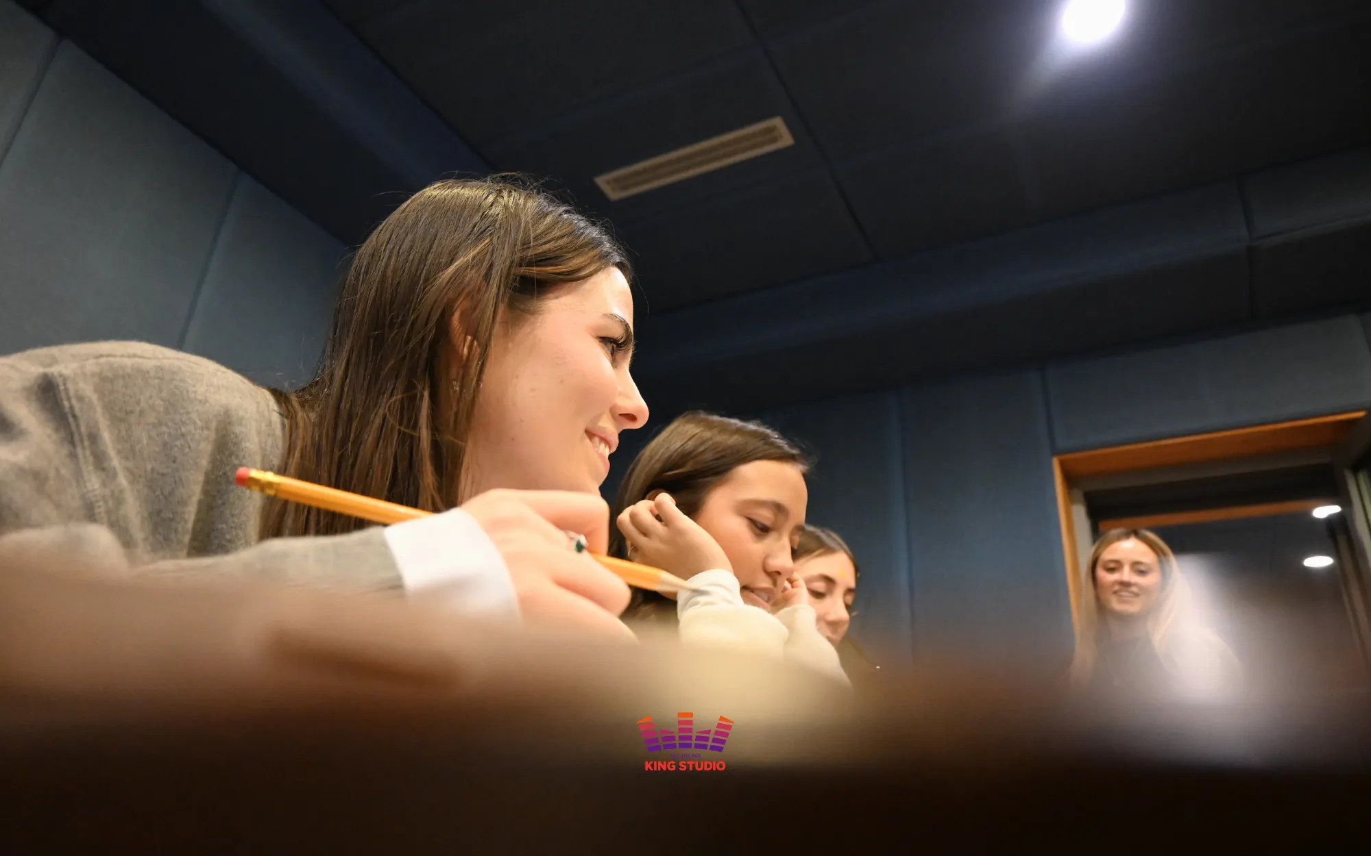 Vocal part division and key adjustment during Seoul Experience at KING STUDIO - Professional Korea Travel Kpop recording preparation