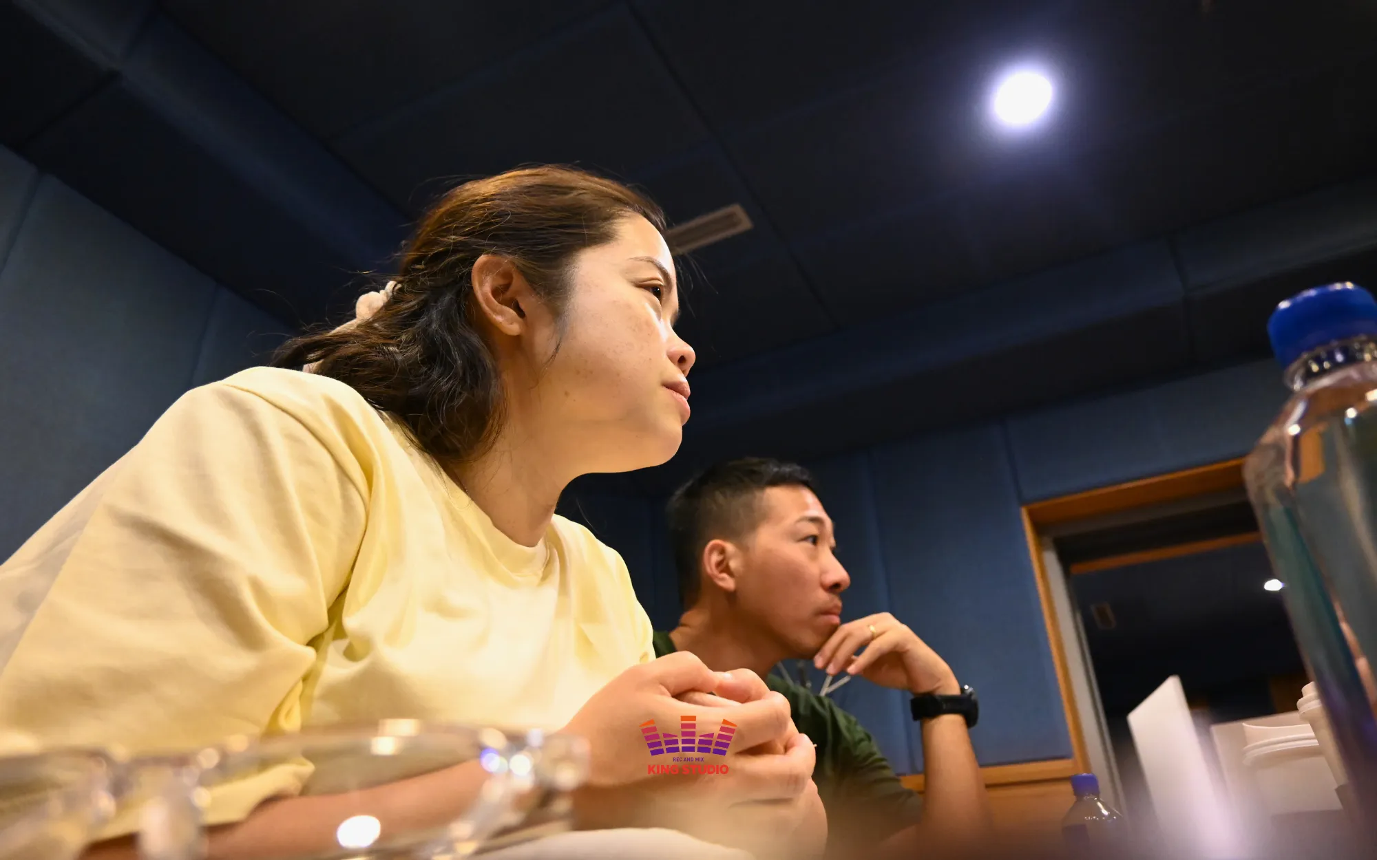 KING STUDIO tour and professional staff introduction during Seoul Experience - Korea Travel Kpop recording with DIAMOND service team