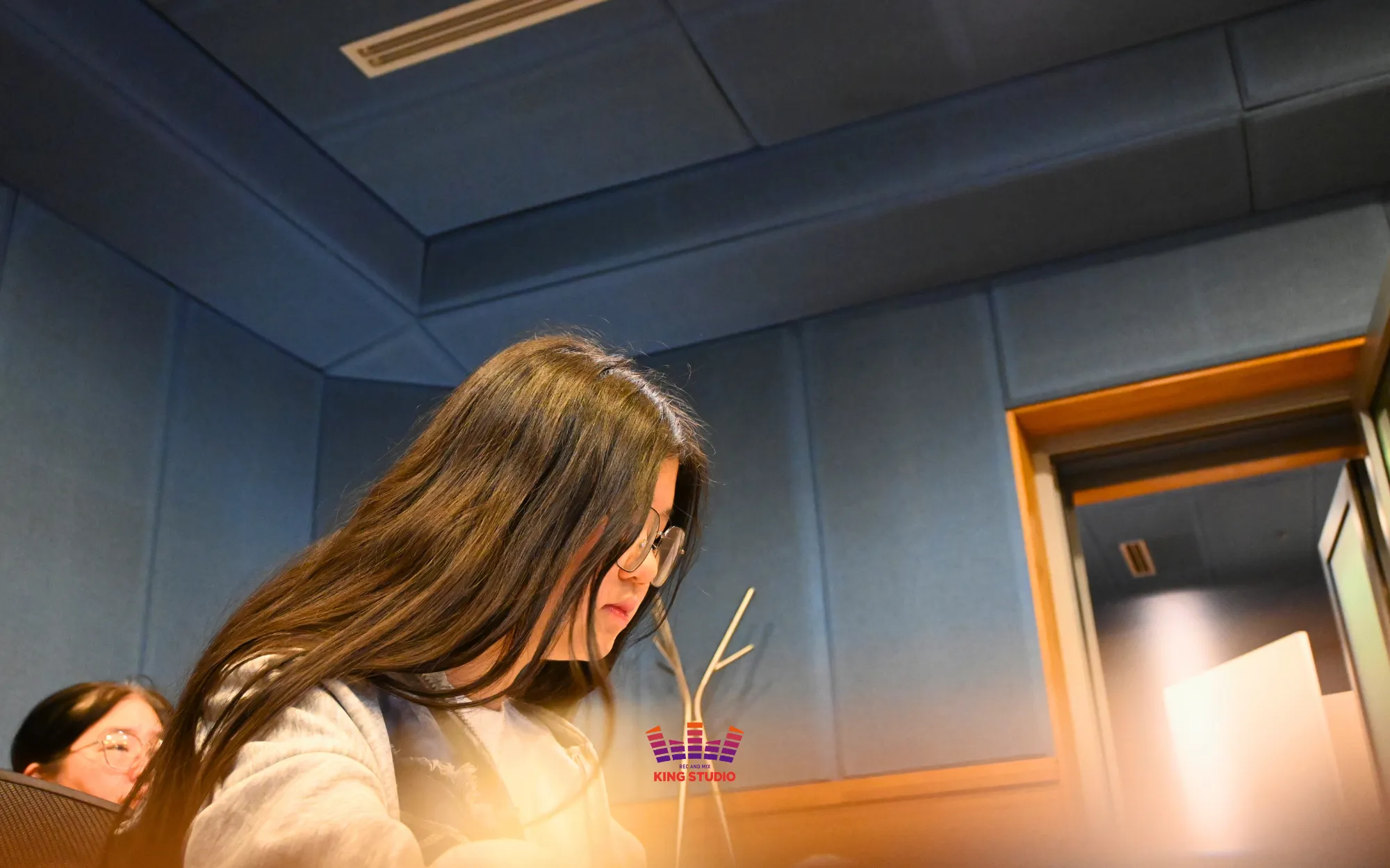 Key adjustment for "You Are Spring" ahead of in-booth recording